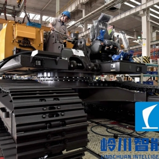 挖掘機(jī)裝配流水線