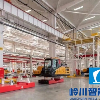 挖掘機(jī)總裝流水線